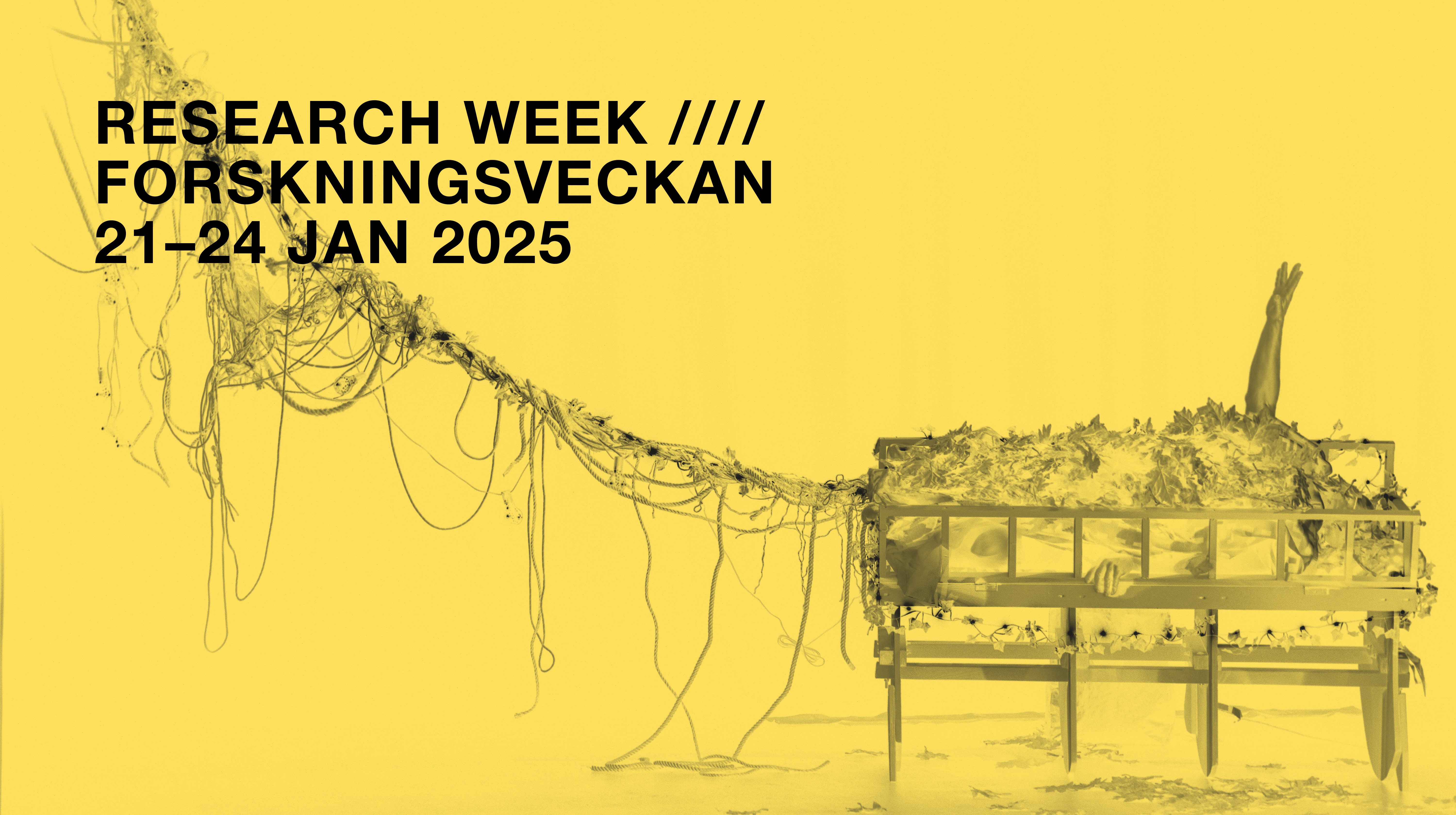 Save the date Forskningsveckan 2025 Stockholms konstnärliga högskola